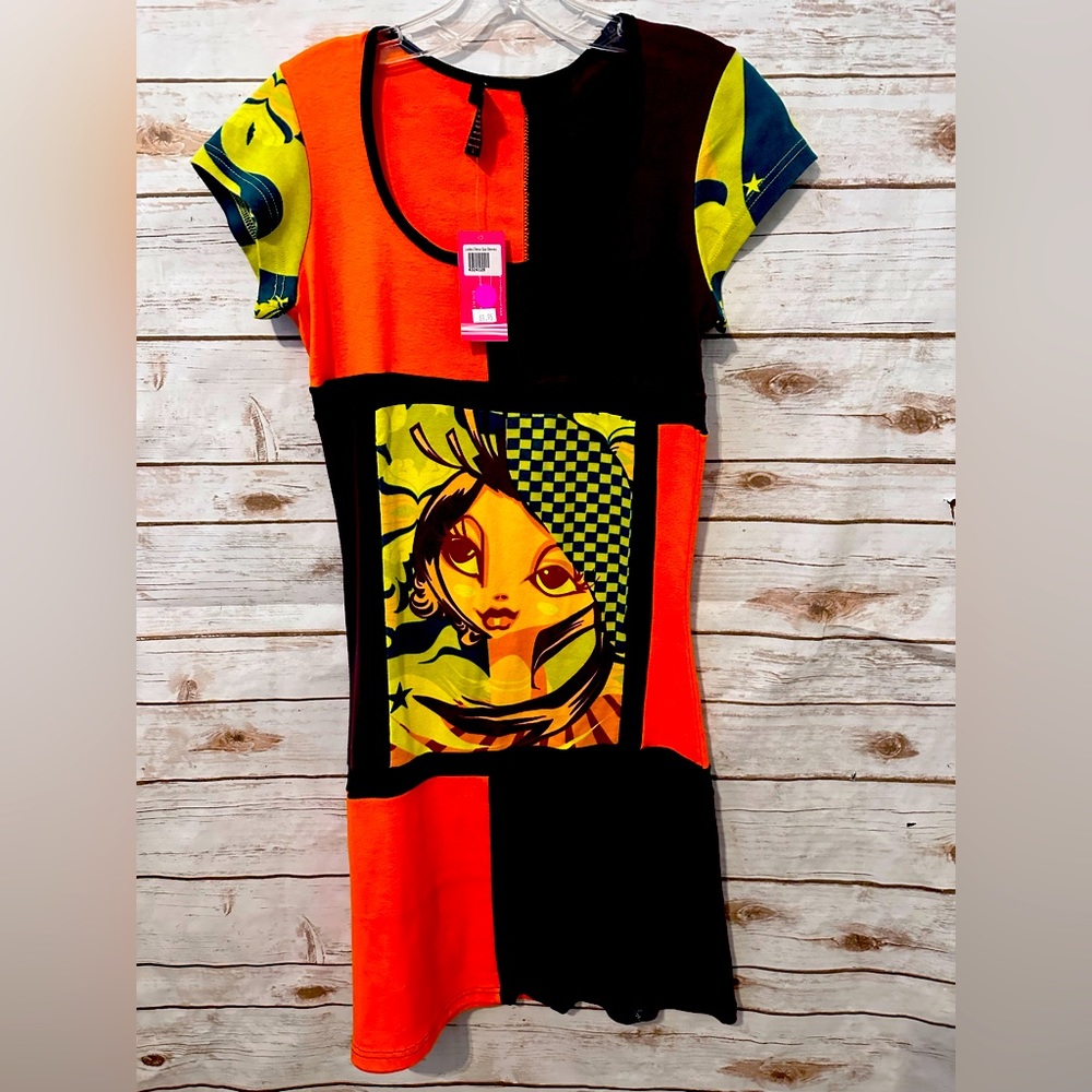BOUTIQUE DRESS UNIQUE SIZE LARGE